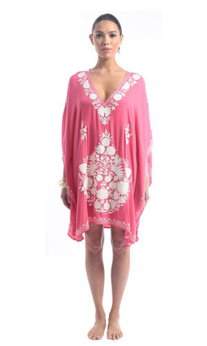Short pink kaftan