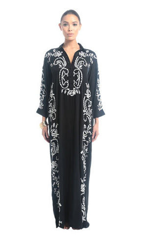 Black and white Galabia